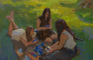 "Sunday Cards and Gossip"